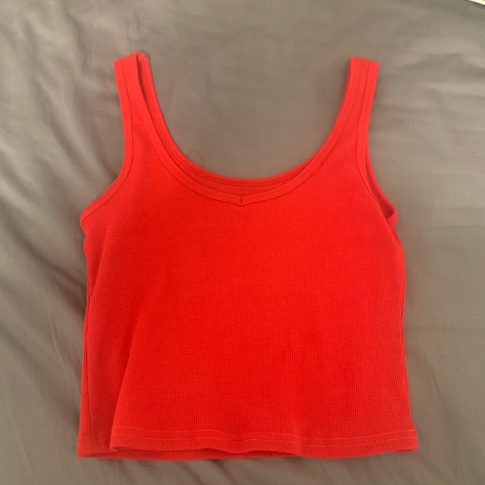 Red Crop Top